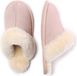 EVERAU Australia Dames Harrier Slippers Roze Suède Maat 40