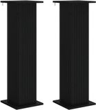 vidaXL Plantenstandaard 2 stuks Zwart Bewerkt Hout 30,5 x 30 x 100,5 cm