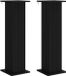 vidaXL Plantenstandaard 2 stuks Zwart Bewerkt Hout 30,5 x 30 x 100,5 cm