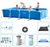 Intex Rechthoekig Frame Zwembad - 450 x 220 x 84 cm - Blauw