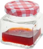 Excellent Houseware Inmaak/weckpotjes - 75 ml - 4x stuks - met draaideksel - mini potjes