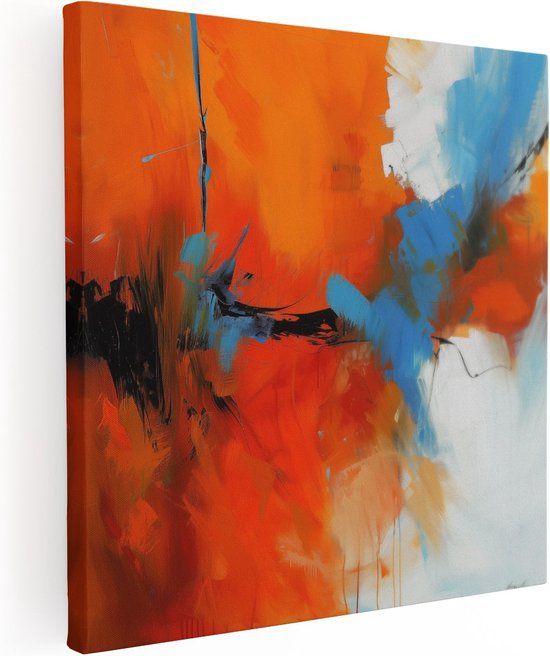 Artaza Canvas Schilderij Abstract Kunstwerk 70x70 - Canvas Print