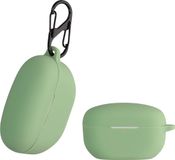 kwmobile Hoes geschikt voor Sony WF-1000XM5 - Siliconen cover voor oordopjes in groen