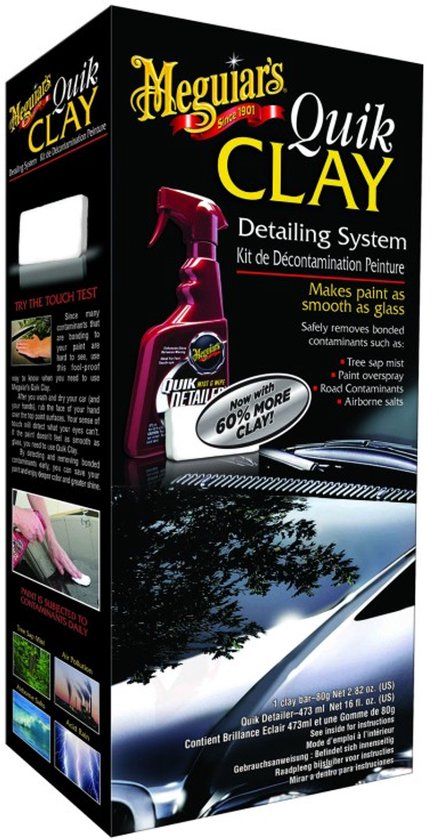 Meguiars Quik Clay Detailing System Kit - 473ml