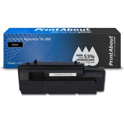 PrintAbout Huismerk Kyocera TK-360 Toner Zwart