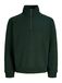 JACK & JONES Sweatshirt 'JJEBradley' donkergroen