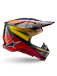 Alpinestars Casque Supertech M10 Era ECE 22.06 Gold Yellow Rio Red Glossy, Taille: XS