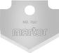 MARTOR 760.50 Reservemesjes punttlemmet 760 10 stuk(s)