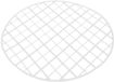 Orion Gootsteenmat Rond - Ø 32,5 cm - Wit