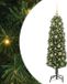 vidaXL Sapin de Noël artificiel Vert 120 cm PVC et Acier et Plastique
