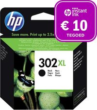 HP 302XL - Inktcartridge zwart + Instant Ink tegoed