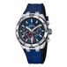 Festina F20671/1 Heren Horloge - Chronograaf - Mineraalglas - Roestvrijstaal/Leer - Zilverkleurig - Ø 44.5 mm - Quartz - Gesp - 10 ATM (zwemmen)