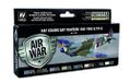 Vallejo Model Air WWII RAF Day Fighters Airbrush-acrylverfset, verschillende kleuren, 17 ml, 8 stuks