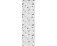 vidaXL Doucherolgordijn met cassette 80x240 cm - Polyethyleen - Bladeren