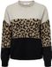 Only Trui Onljade Animal Ls O-neck Cc Knt 15294969 Moonbeam Dames Maat - L