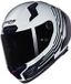 Nolan X-804 RS Ala 344 Blanc Noir Brillant Casque intégral - Taille XL