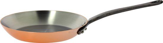 De Buyer Prima Matera Koekenpan - Ø 28cm - Koper/RVS - Gietijzeren Handvat
