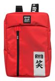 Smile Akira Rugzak voor laptops tot 38,1 cm (15 en 16 inch), waterdicht en diefstalbeveiliging, rood