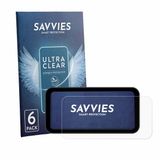 Savvies Screenprotector voor Carpuride W603F 6.3" - Folie Beschermfolie transparant 6 Stuks