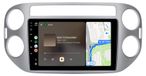 Autoradio 9 pouces, 2+64Go, compatible VW Tiguan (2007-2016). Android Auto, navigation GPS, Wi-Fi, Bluetooth, DAB+, RDS, commande au volant