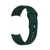 König Design Samsung Sportieve vervangingsband voor Samsung Galaxy Watch 4 & 5 - 20mm, zachte band, siliconen, kleur: groen