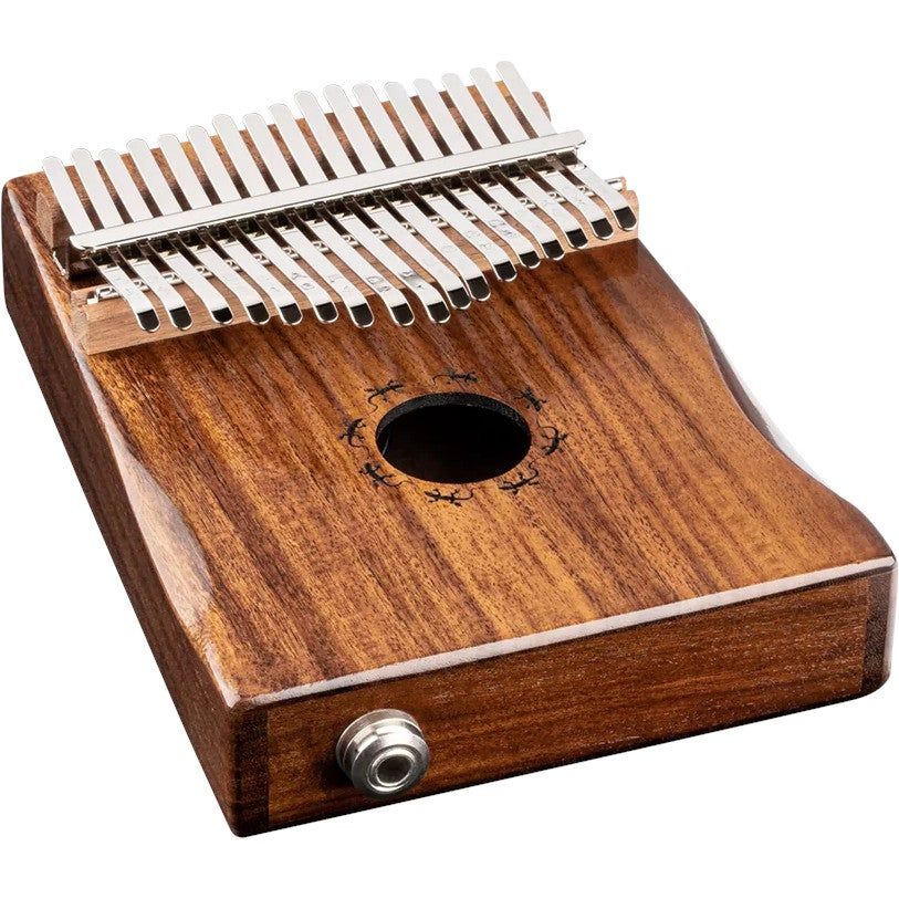 Ortega OKB1E Lizard Series Solid Acacia Acoustic-Electric Kalimba