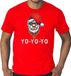 Bellatio Decorations Shoppartners Bv Grote maten Gangster / rapper Santa fout Kerstshirt / Kerst t-shirt rood voor heren - Kerstkleding / Christmas outfit XXXL