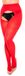 Glamory Ouvert 60 Denier Open Panty - Rood - Maat M