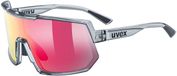 Uvex Sportstyle 235 Zonnebril Smoke Transparent/Mirror Red CAT2 Unisex-Volwassene