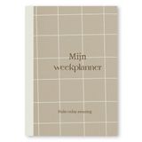 Fyllbooks - Mijn Weekplanner - Planner Ongedateerd - Week Agenda Datumloos - Planning - Neutral