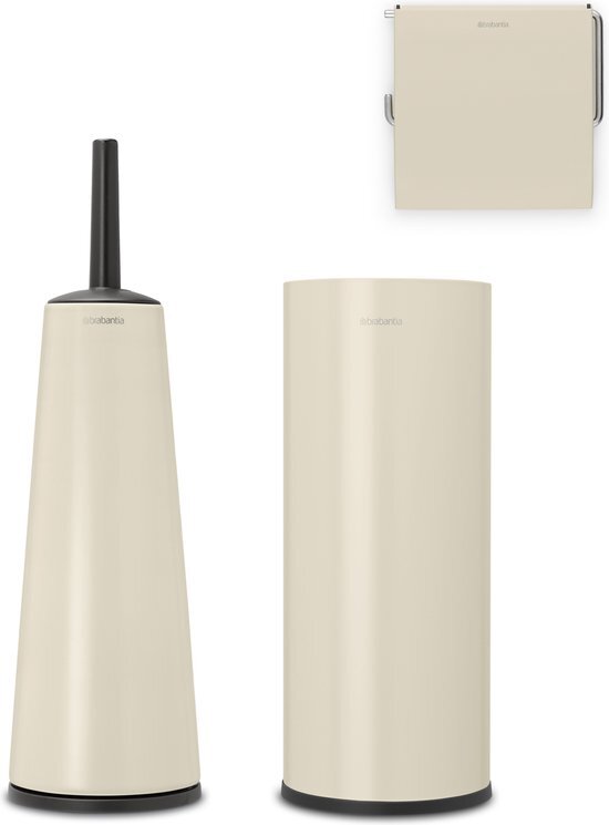 Brabantia ReNew Toiletaccessoires - 3-delig - Soft Beige