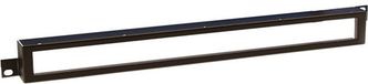 Adam Hall 87441 19" Frontafdekking 1HE met Plexiglas-inlay - Rack - Panelen