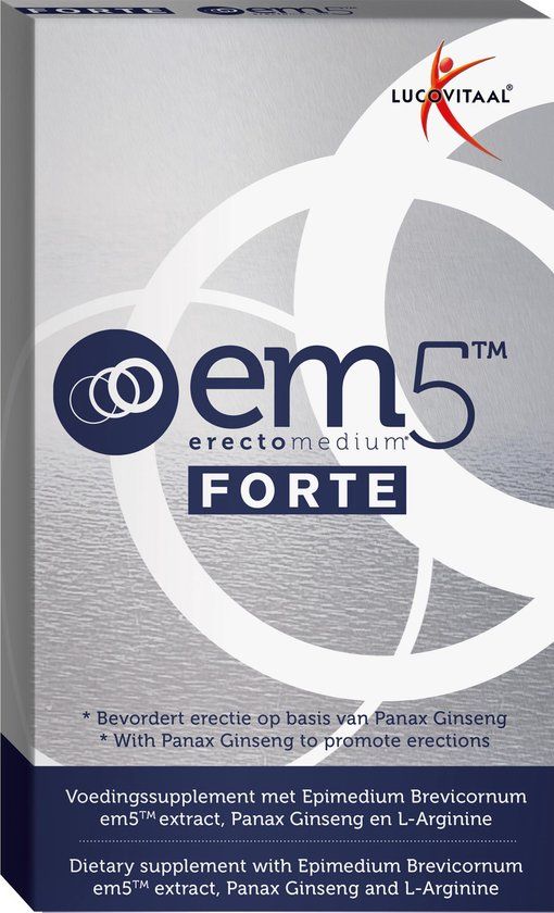 Lucovitaal EM5 Erectomedium Forte Capsules - 8713713047126