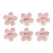 Rayher 60585258 deco-sticker: papieren bloemen met halve parel, m. kleefpunt