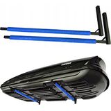 QLS WSB.O BLAUW 1 Paar Muurbeugel Voor Dakkoffer Zwart Metalen 82 cm Beugel 8488