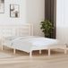 Maison Exclusive - Cadre de lit sans matelas blanc 140x190 cm bois de pin massif