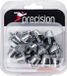 rugby-nagels Precision Schroefnoppen Rugby 21 Mm Aluminium Zilver 12 Stuks
