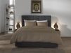 YELLOW HAVE A SUITE NIGHT Yellow Dekbedovertrek Suite Mumbai - Perkal-Katoen - Plaza Taupe - 240x200-220 cm