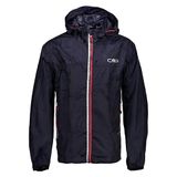 CMP Regenjas Outdoorjas Mannen - Maat 164 - Donkerblauw/Rood/Wit