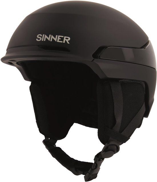 SINNER ZERMATT Unisex Skihelm - MATTE BLACK - Maat M (55-58 cm)