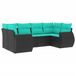 vidaXL Tuinbank Blauw 710 mm x 620 mm x 690 mm 110 kg