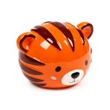 Puckator Spaarpot voor kinderen van keramiek – Alfie, de tijger, schattige dieren, openklapbaar