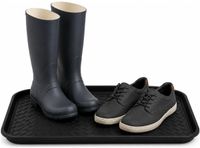 Kipit Schoenen en Laarzen tray - zwart - kunststof - 60 x 40 x 3 cm