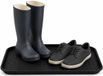 Kipit Schoenen en Laarzen tray - zwart - kunststof - 60 x 40 x 3 cm