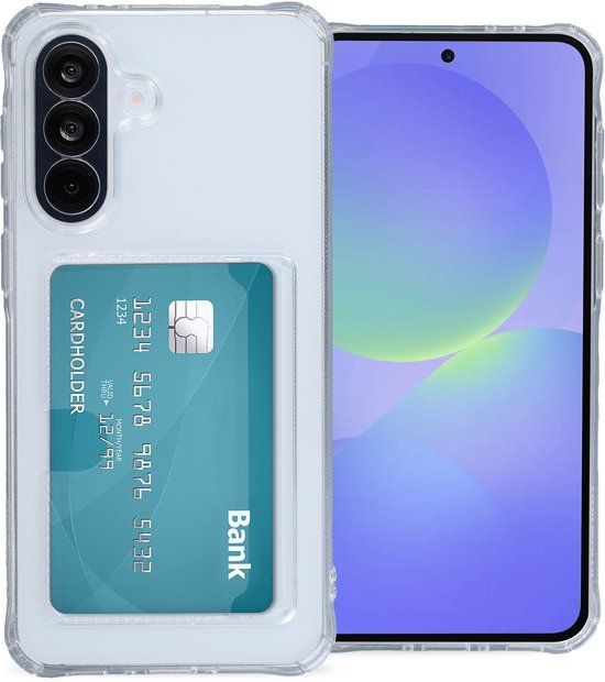 imoshion Hoesje met Pasjeshouder - Geschikt voor Samsung Galaxy A37 (5G) - Transparant
