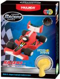 Paulinda klei raceauto speelset - Super Dough 3 kleuren klei.