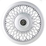 Autostyle Wieldoppen Classic 15 Inch Abs Zilver Set Van 4