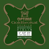 Optima Goldbrokaat Premium Viool E1 0,27 messing 3/4