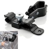 KRASER KR405 Anti-diefstalhouder voor motorfiets KR50 SRA-goedgekeurd, universele metalen bevestiging op schroef of buis, stabiel transport zonder trillingen en geluiden, mini-U-houder voor motorfiets