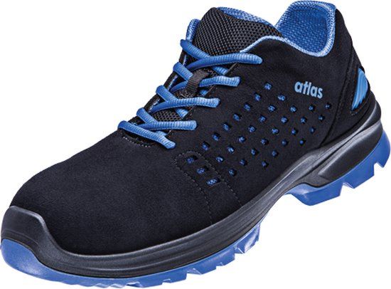 Atlas Veiligheidsschoen SL 40 Blue 2.0 ESD S1 - Zwart/Blauw - Maat 43